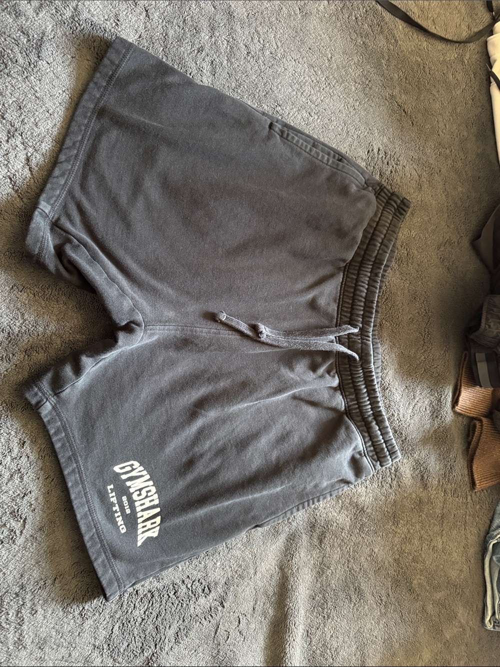 Gymshark Men's black Cotton Shorts